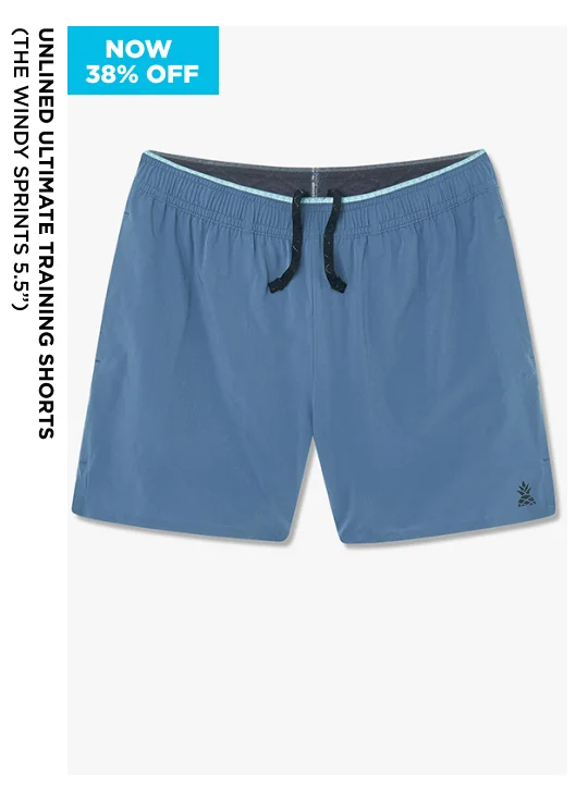 Unlined Ultimate Training Shorts: The Windy Sprints 5.5"