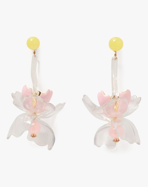 Bright Orchid Statement Earrings