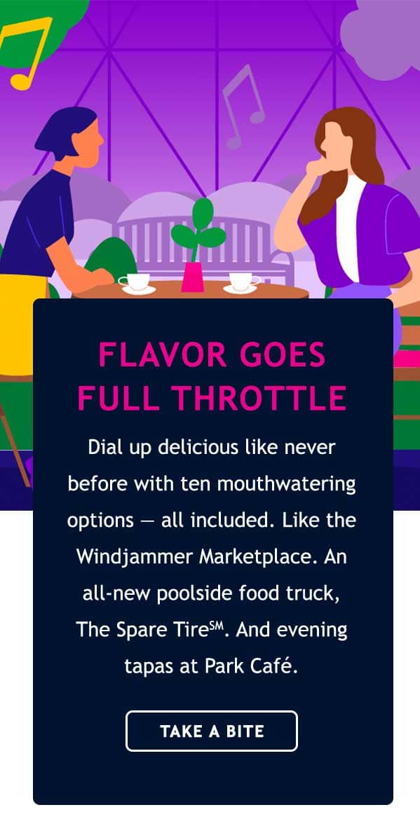 FLAVOR GOES FULL THROTTLE