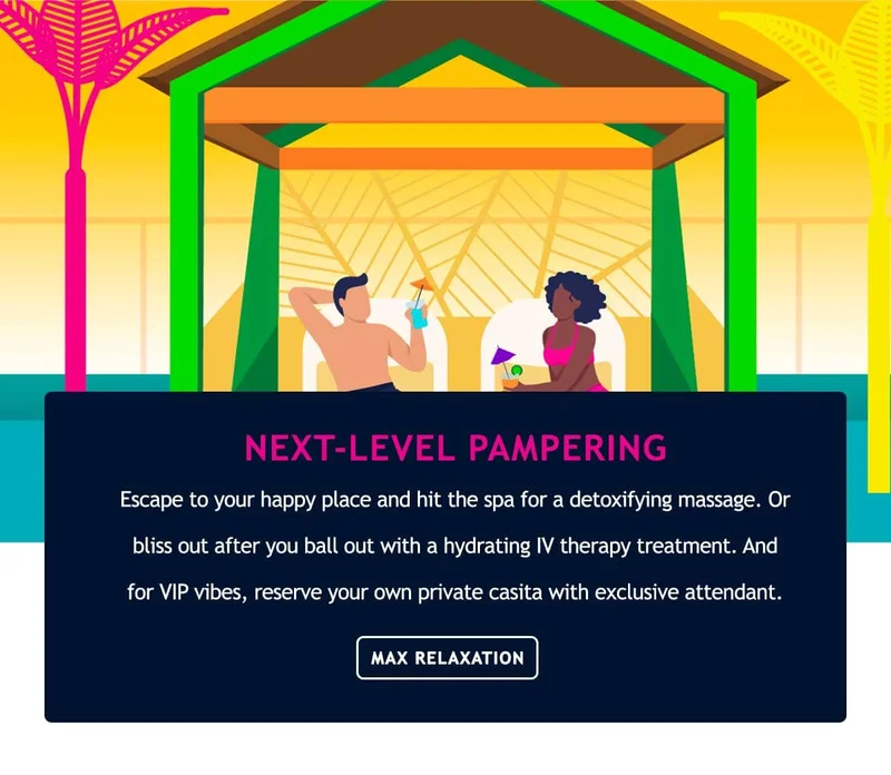 NEXT-LEVEL PAMPERING