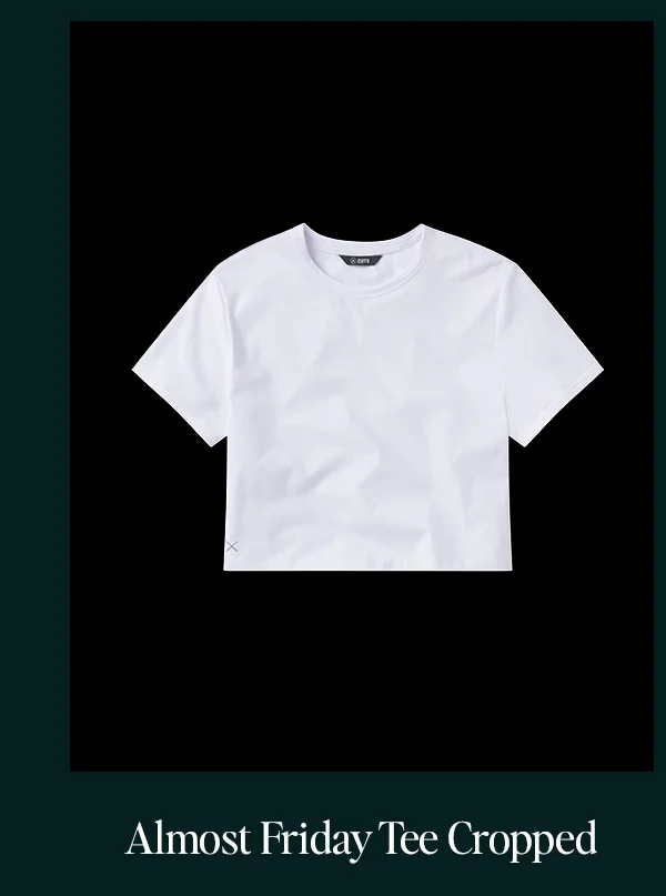Almost Friday Tee Cropped