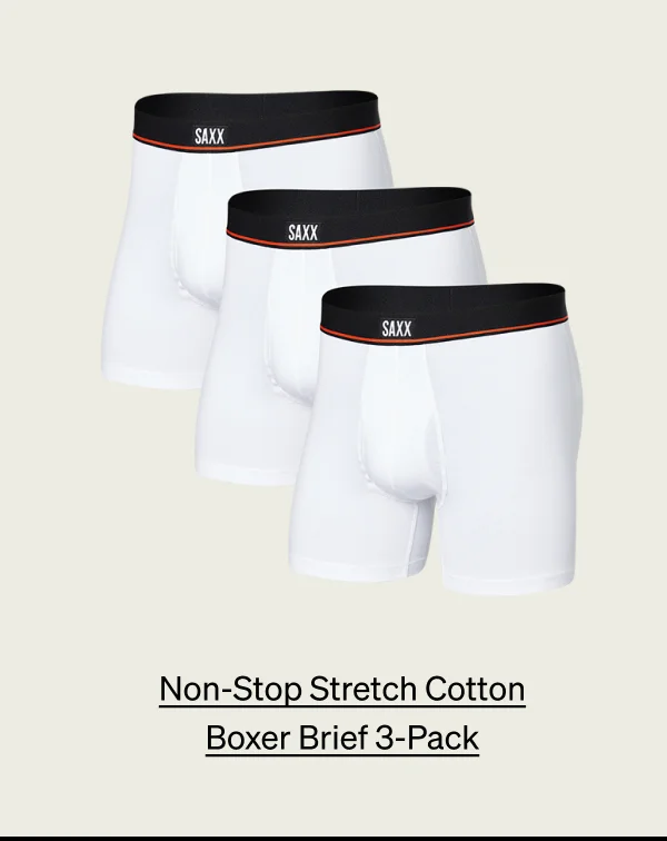 Non-Stop Stretch Cotton Boxer Brief 3-Pack