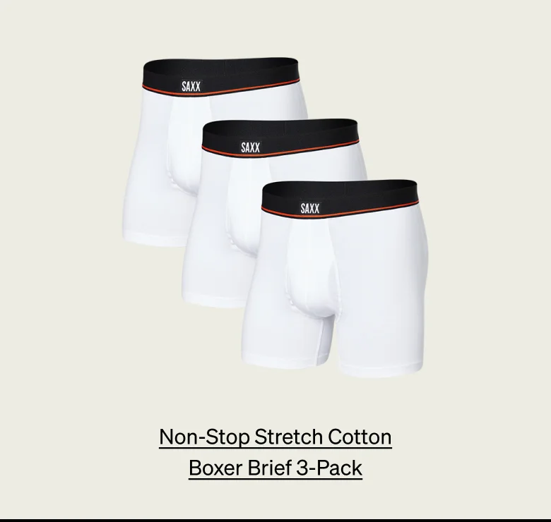 Non-Stop Stretch Cotton Boxer Brief 3-Pack