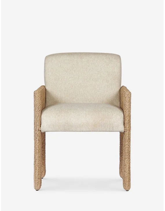Dorman Indoor / Outdoor Dining Chair - Beige Basketweave
