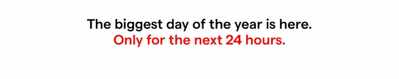 The biggest day of the year is here.
