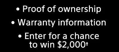 Proof of ownership | Warranty information | And more