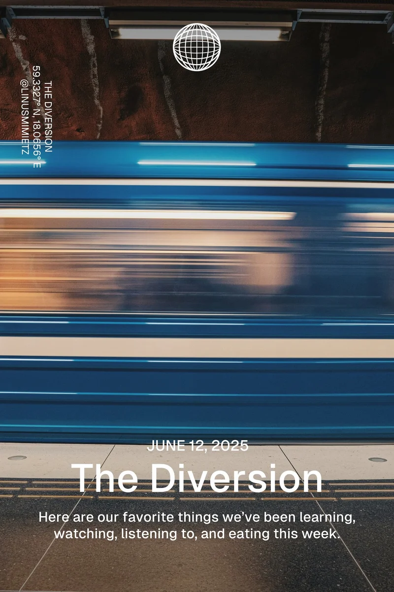 Western Rise: June 12, 2025 - The Diversion - Here are our favorite things we’ve been learning, watching, listening to, and eating this week.Western Rise: July 11, 2024 - The Diversion - Here are our favorite things we’ve been learning, watching, listening to, and eating this week.