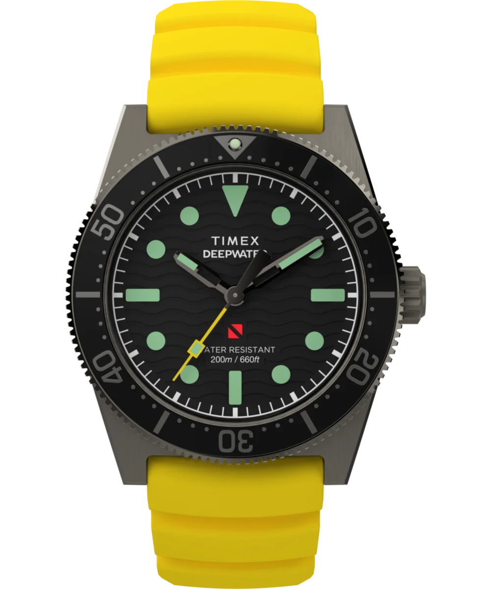 Image of Deepwater Reef 200 41mm Synthetic Rubber Strap Watch