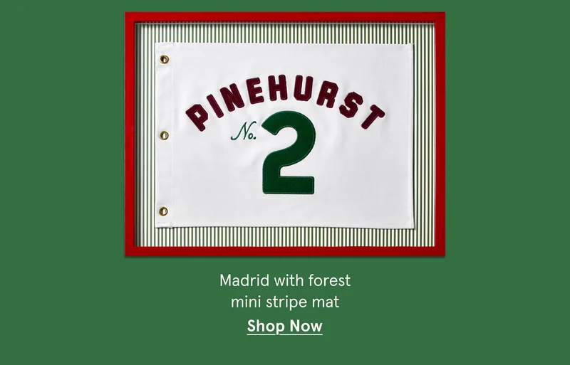 Madrid with forest mini stripe mat
