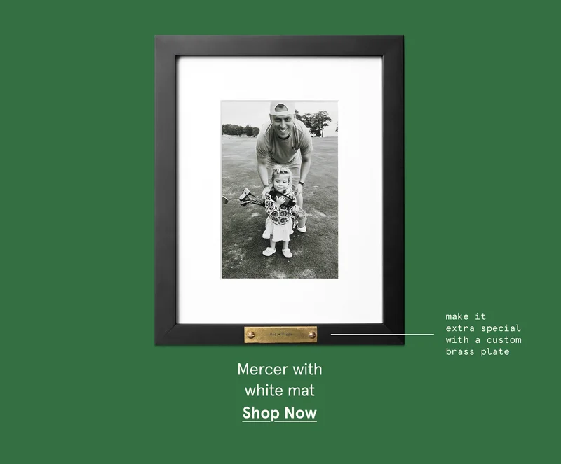 Mercer with white mat