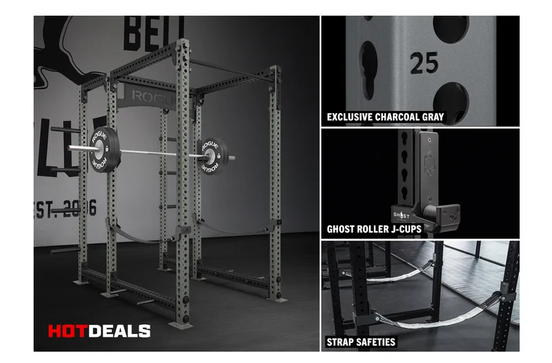 Rogue RM-6 Monster Rack 2.0 - Charcoal