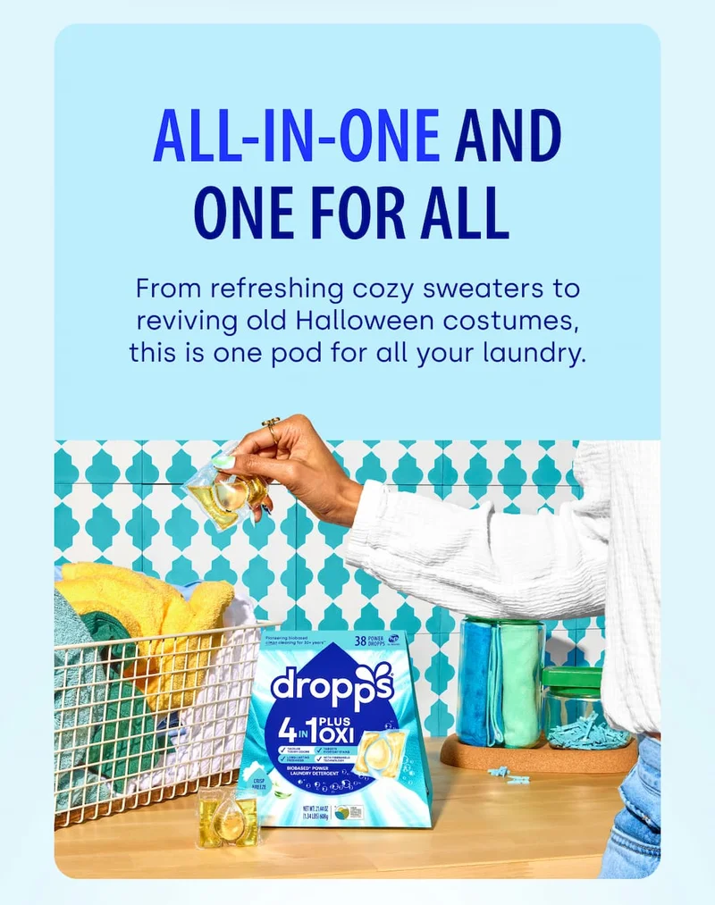 All-in-One and One for All&nbsp; | From refreshing cozy sweaters to reviving old Halloween costumes, this is one pod for all your laundry.