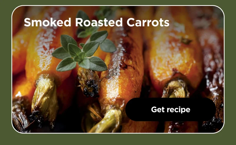 Smoked Roasted Carrots