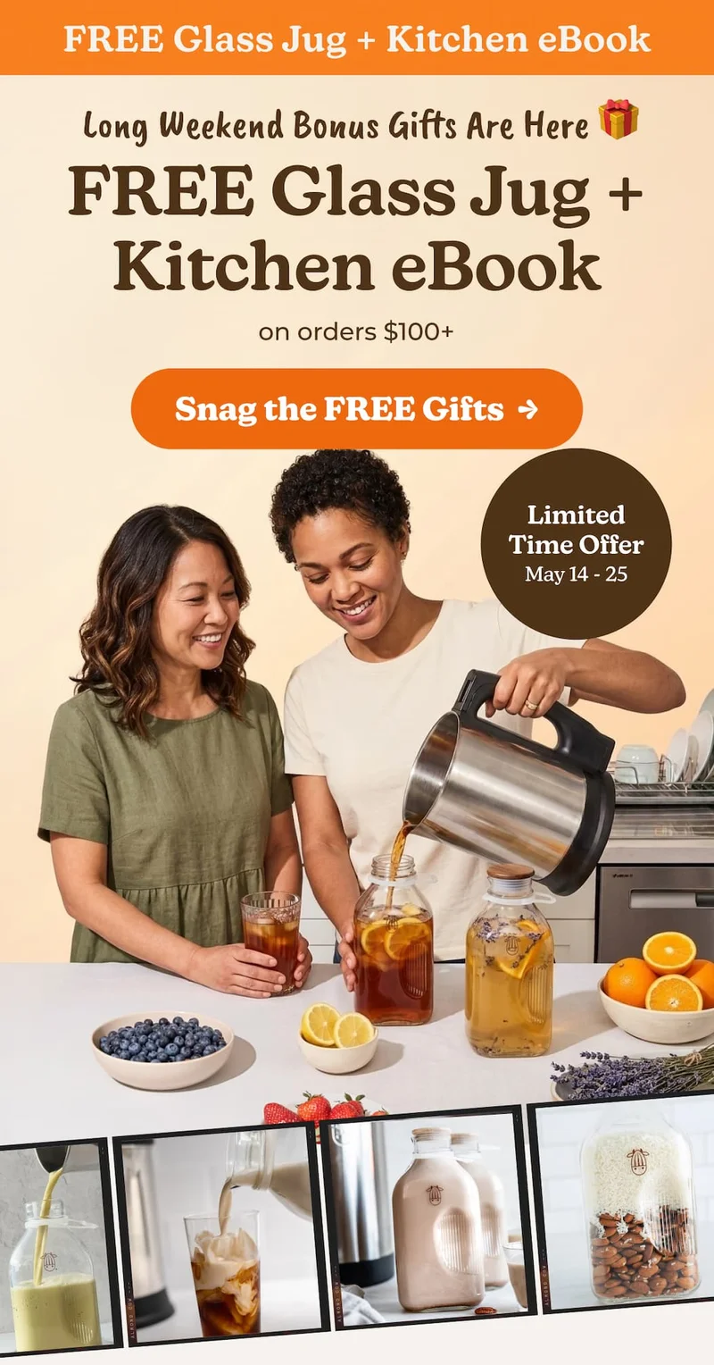 FREE Glass Jug + Kitchen eBook