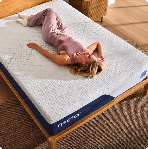 Nectar Mattress Visual (with model)