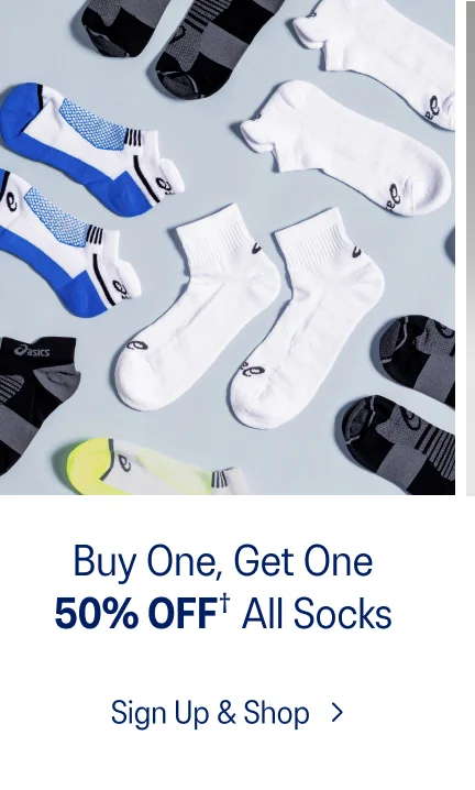 Buy One, Get One 50% OFF' All Socks