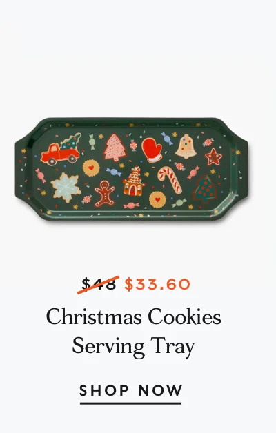 Christmas Cookies Serving Tray