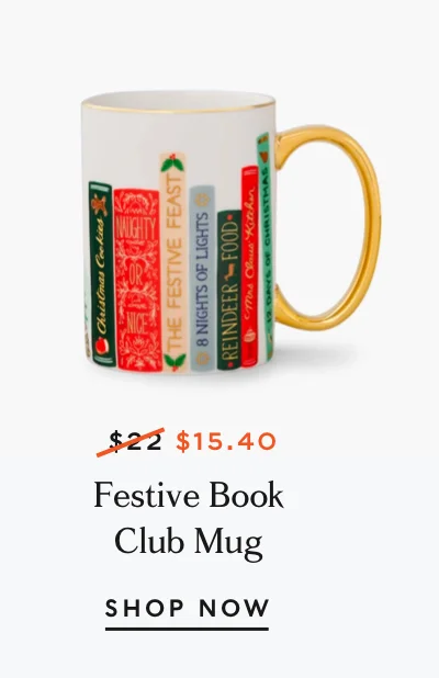 Festive Book Club Mug