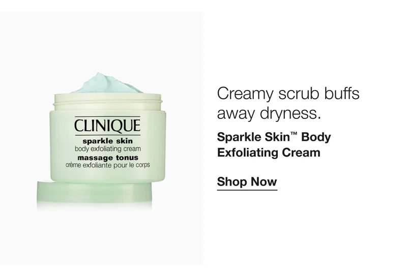 Creamy scrub buffs away dryness. | Sparkle Skin™ Body Exfoliating Cream | Shop Now