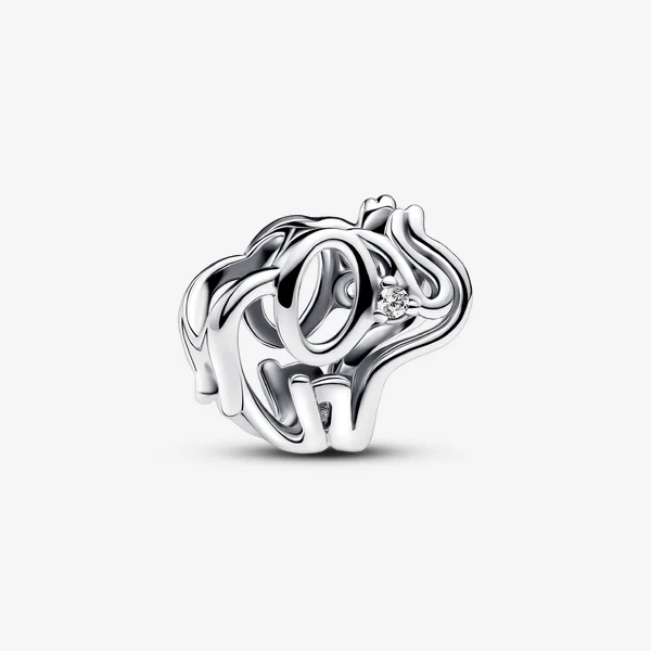 Openwork Elephant Charm