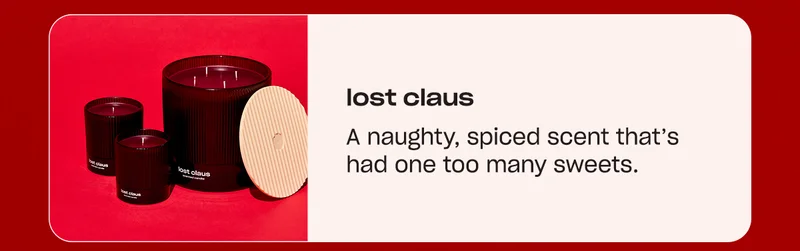 A naughty, spiced scent that’s had one too many sweets.