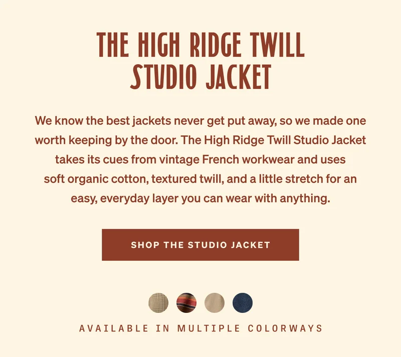 Shop The Studio Jacket
