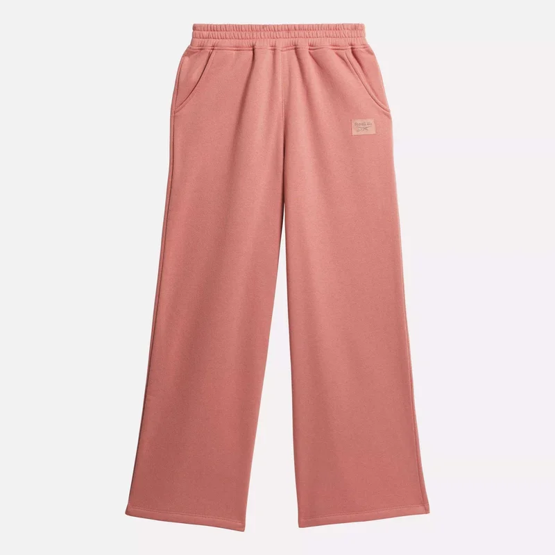 Image of Wide Leg Fleece Pants - Big Kids