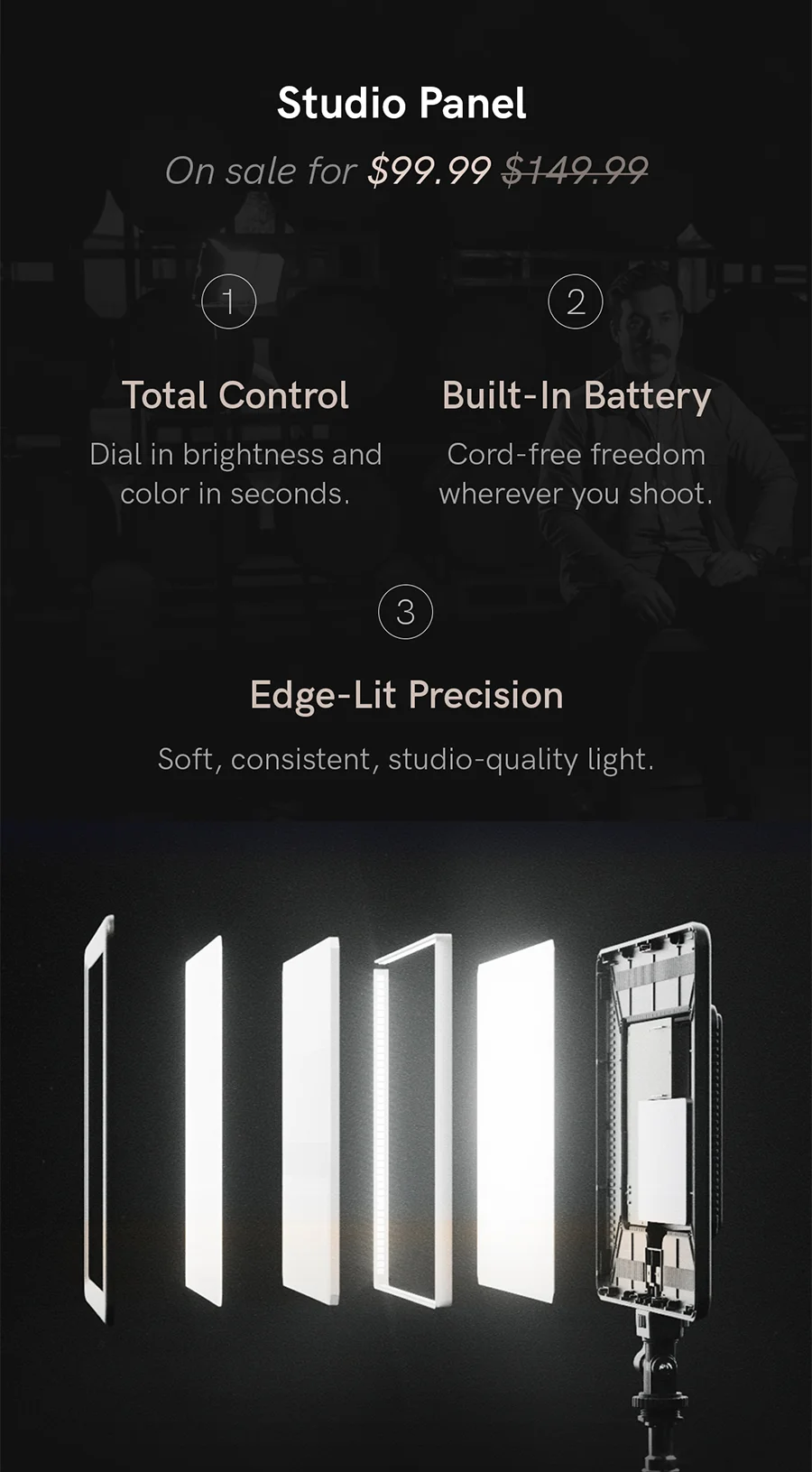 Studio Panel is on sale for $99.99.