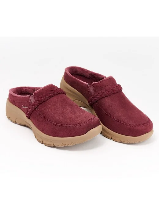 Skechers Easy Going Water Repellent Suede Clogs -Darling Thing