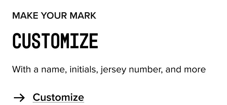 Customize