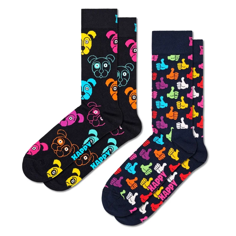 2-Pack Classic Dog Socks