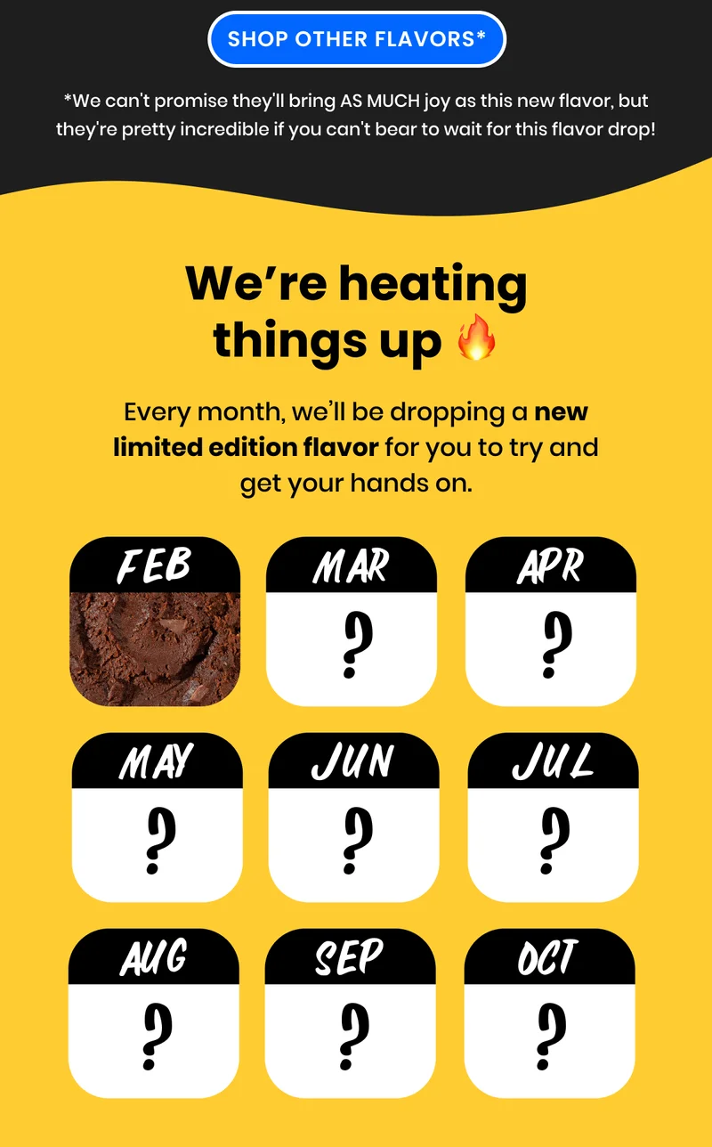 chocolate cold brew edible cookie dough flavor