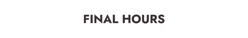 Last call: 20% off thousands of items sitewide