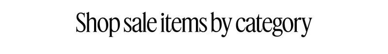 Shop sale items by category
