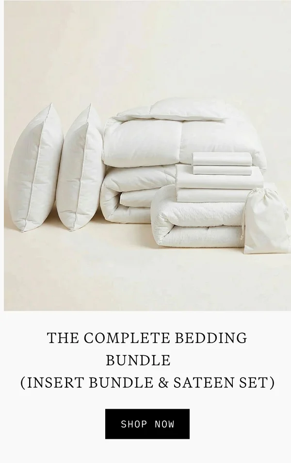 The complete Bedding Bundle