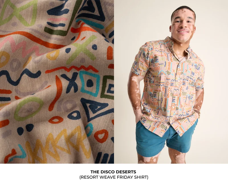 Resort Weave Friday Shirt: The Disco Deserts