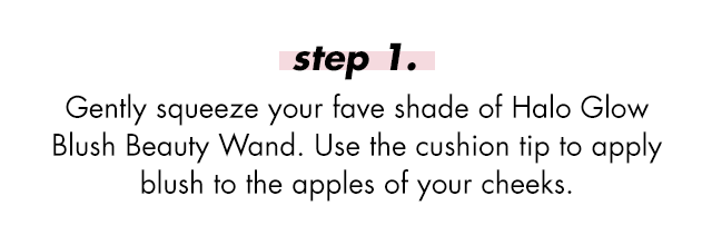use the cushion tip to apply