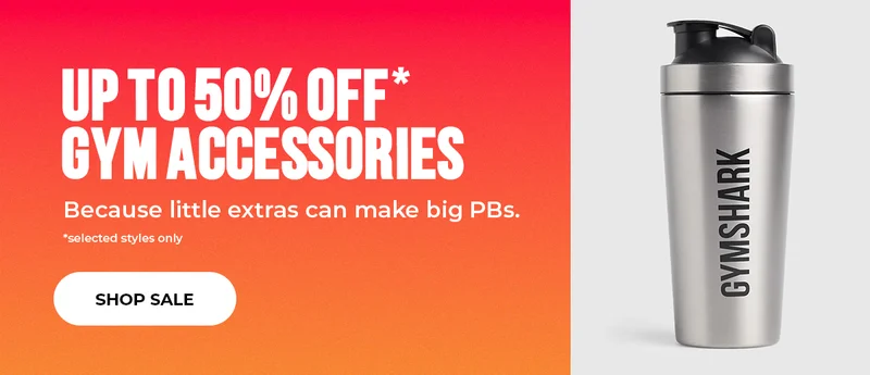 UP TO 50% OFF* GYM ACCESSORIES
Because little extras can make big PBs. *selected styles only. SHOP SALE