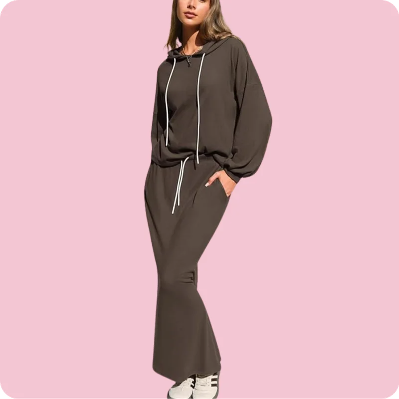 Hoodie and skirt set