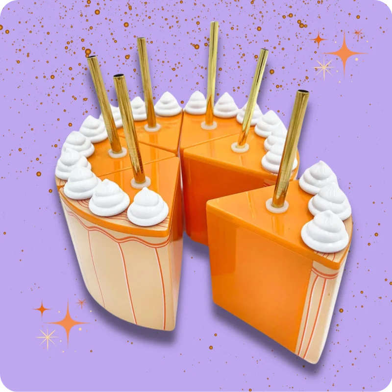 Pumpkin pie drink sippers