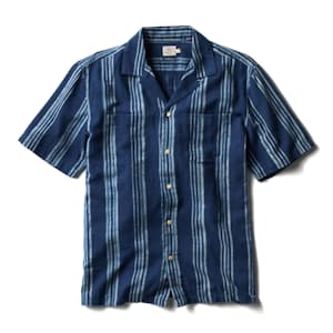 Short Sleeve Indigo Camp Shirt