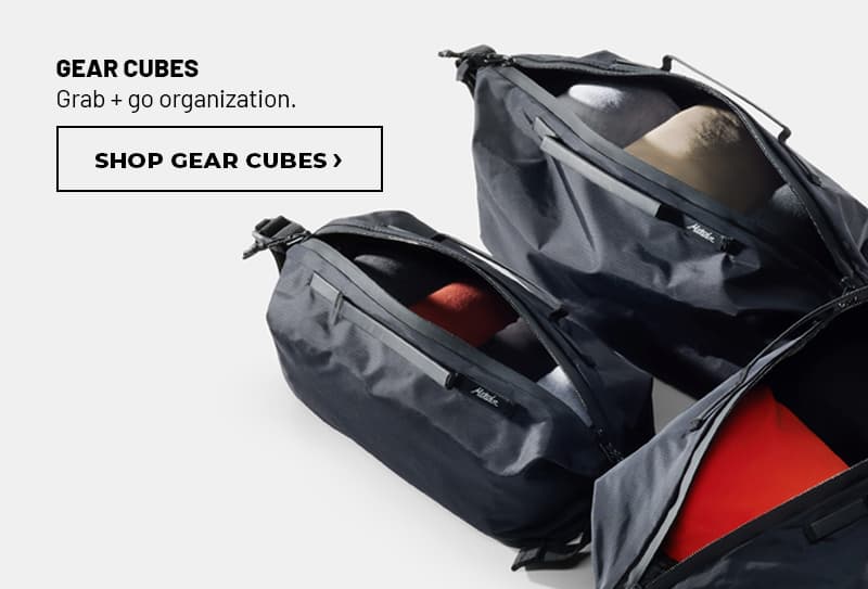 Gear Cubes. Grab + Go Organization.