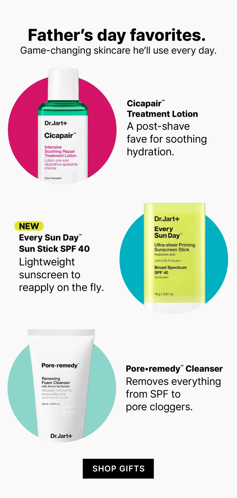 Calling all sensitive skin types. Get 3 free Cicapair full sizes with orders $65+.