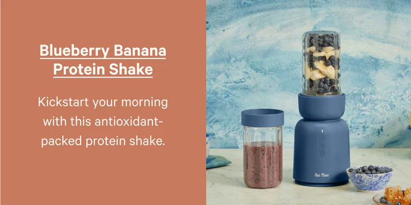 Blueberry Banana Protein Shake