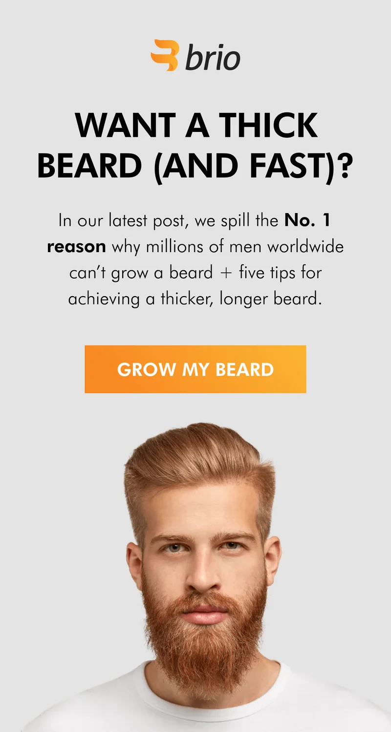 Here's the best way to grow a thick beard fast!