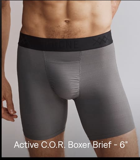 Active C.O.R. Boxer Brief - 6"