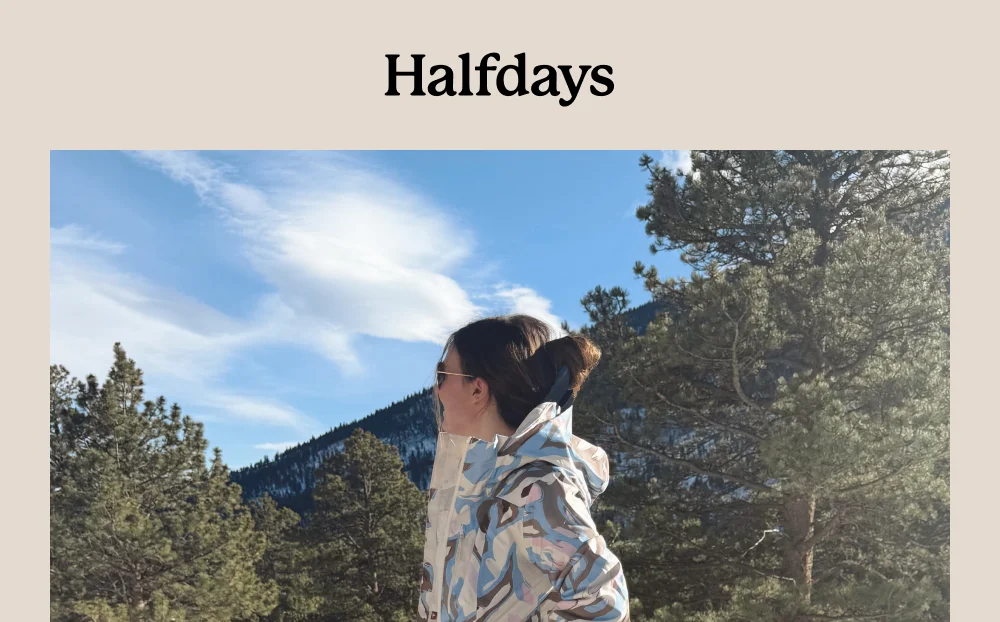 Shop the Halfdays x Parks Project Collab