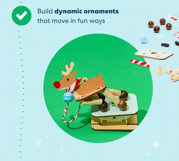 Build dynamic ornaments that move in fun ways