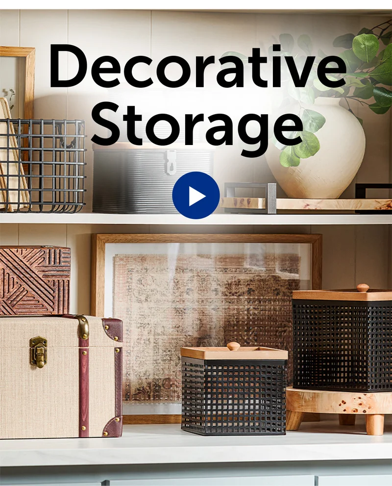 Watch Our Decorative Storage Ideas Video