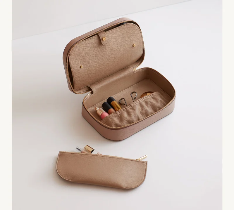 Travel Beauty Case Soft Rose